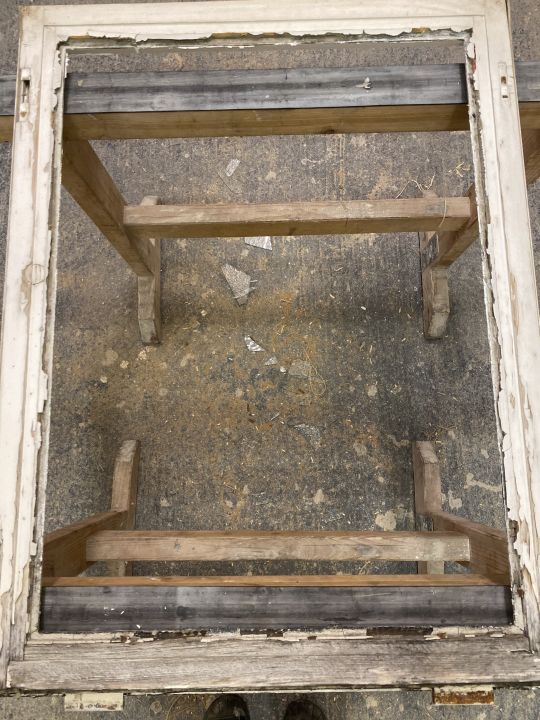 Glas-Reparatur Stufe 2