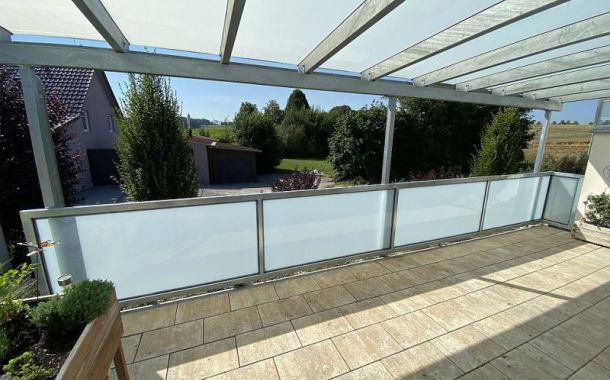 Sichtschutz am Balkon